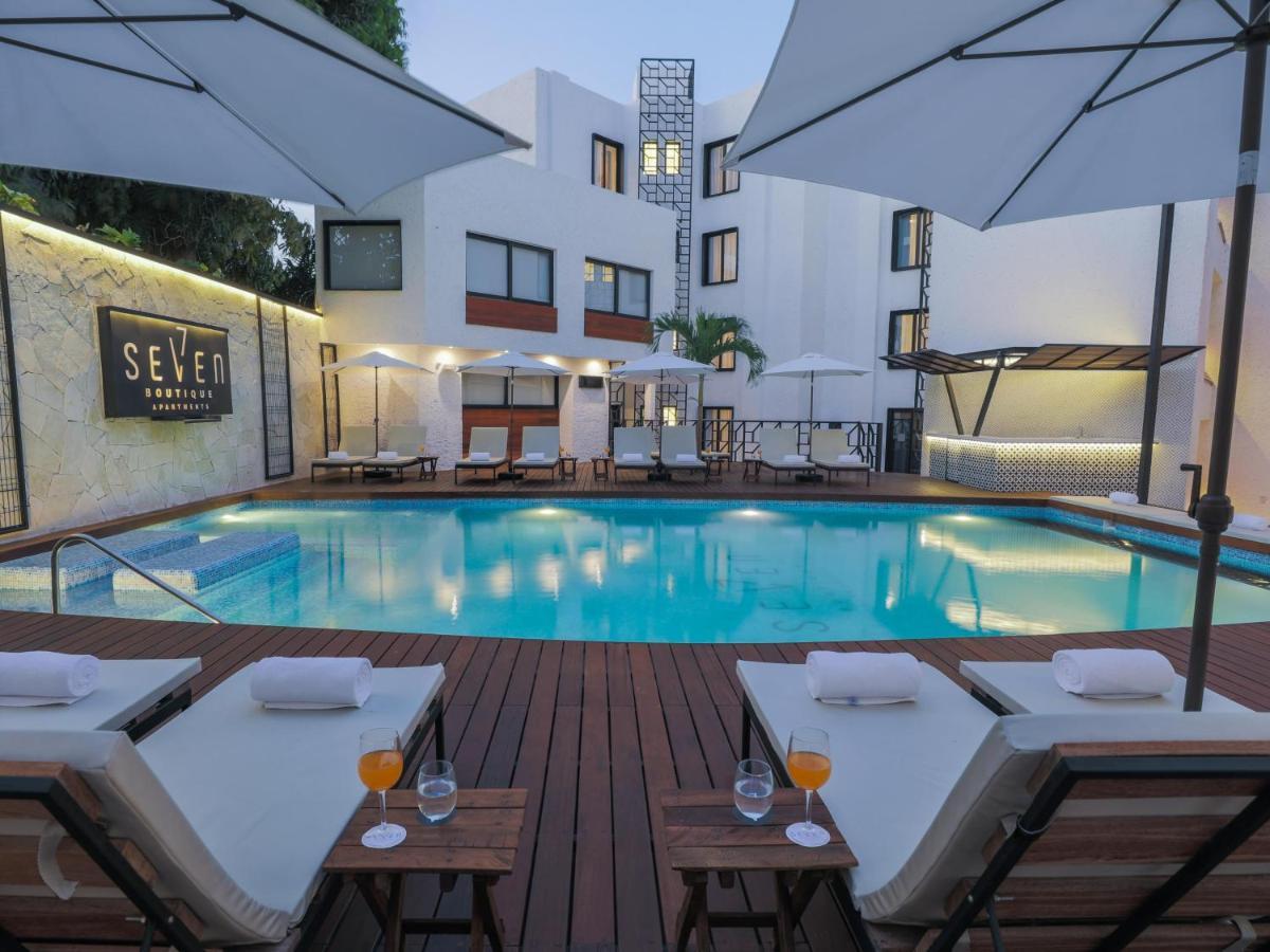 Seven Boutique Apartments Cancun Bagian luar foto